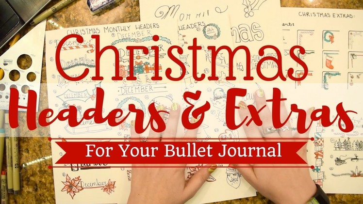 Christmas Headers and Icons || BULLET JOURNAL