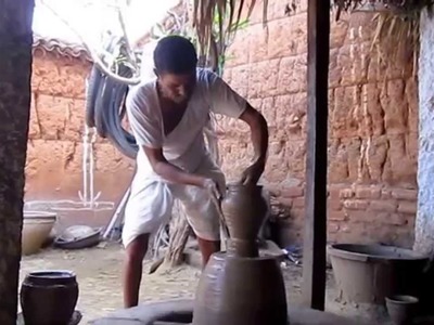 Clay Pot Making in India - Traditional method