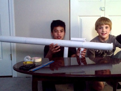 Coolest paper bazooka ever