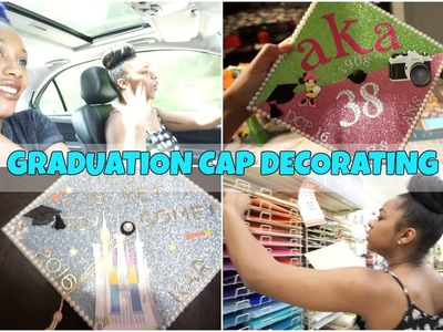 DECORATING OUR GRADUATION CAP!!! | LIFE WITH ASHLEY