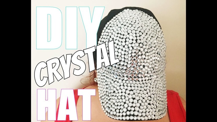DIY CRYSTAL HAT: How to Make a $15 Rhinestone Bling Baseball Cap Fashion Craft