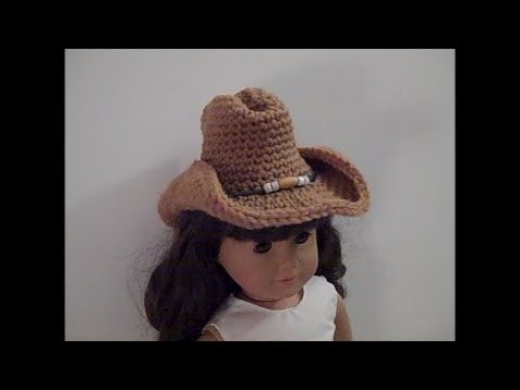 Dollie Cowgirl Partner - Part 1: Cowgirl Hat - Red Heart Yarn Pattern