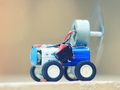 Electric Car - How to Make a Mini Toy Electric Car using DC Motor