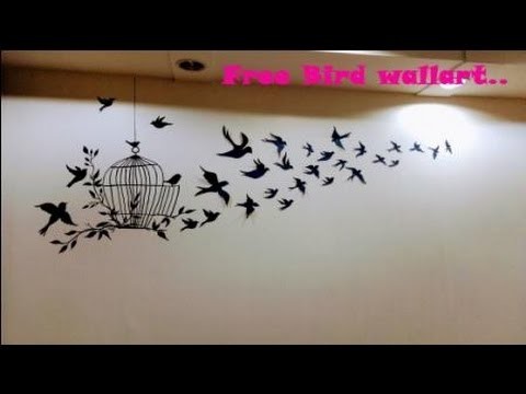 Free bird wallart