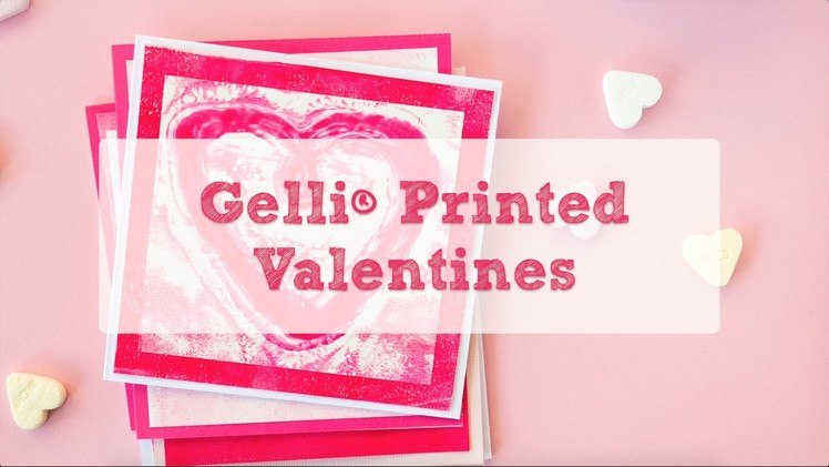 Gelli Arts® Printed Valentine's Day Cards
