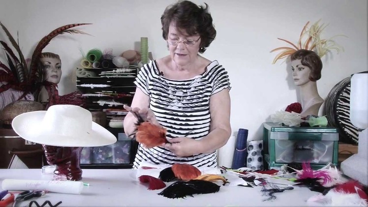 HAT CLASSES - MILLINERY HOW TO FEATHERS 1 TRAILER