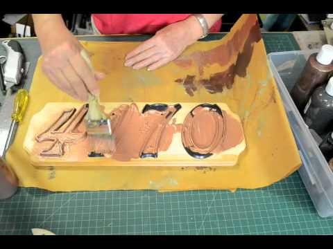 How to create a Copper VerDay house number plaque