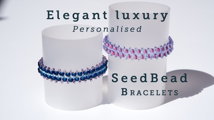 How to create Personalised Seed Bead Bracelets for beginners.