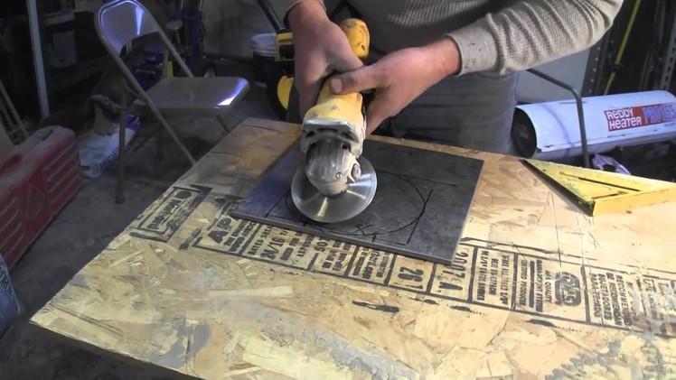 How to Cut Porcelain Tile-using an angle grinder