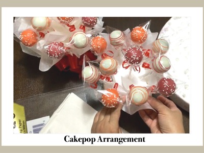 How to display Cakepops - Cakepops Gift Box Bouquet Arrangement