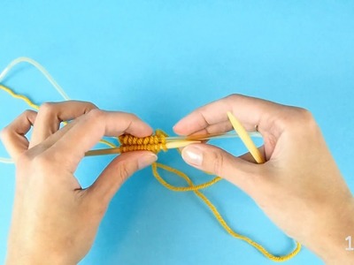 How to knit in the round with the magic loop