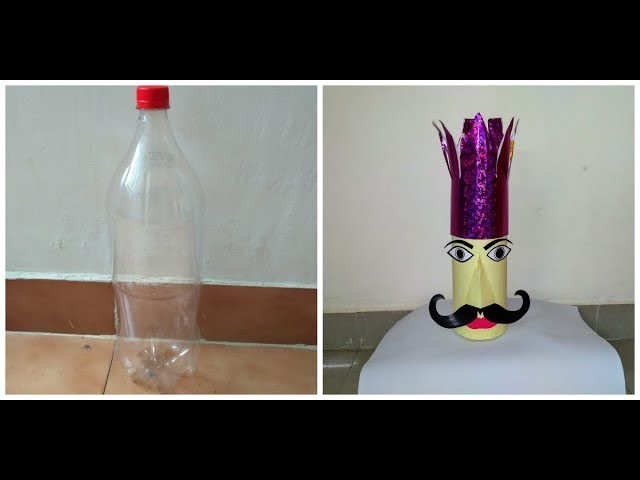 How To Make Raavan For Dussehra | Navratri At Home With Plastic Bottle