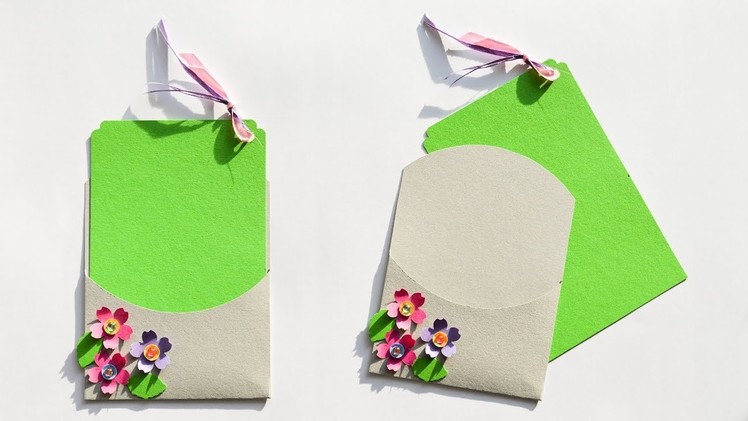 How to make : Simple Envelope with Card | Prosta Koperta z Kartką - Mishellka #264 DIY