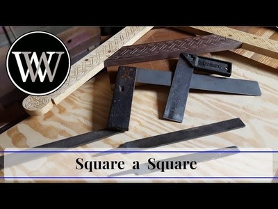 How to Square a Square and Make it True | Hand Tool Woodworking tip