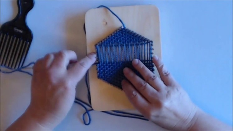 How to Weave a Hexagon on a Pin Loom (All-In-One Version)