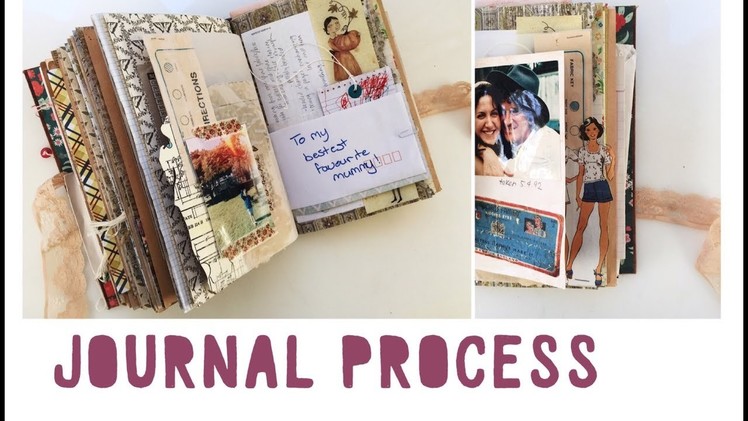 JUNK JOURNAL WITH ME - Ep 04 | Journalling Process | Vintage Journal