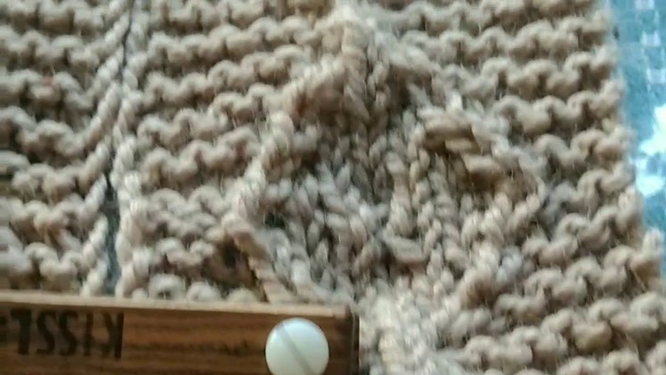 Kiss loom sampler scarf knit-along part 8