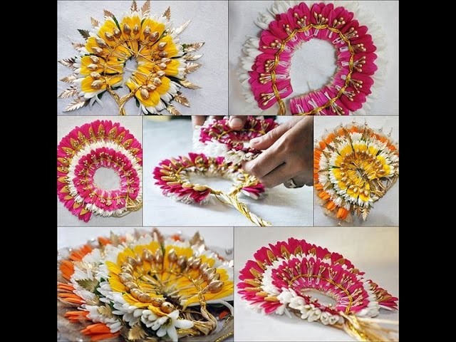 Latest Bridal hair decoration with flowers Designs_Poola Jada Veni designs!!!