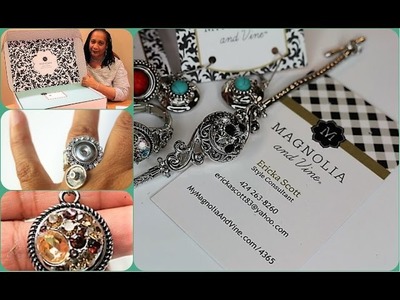 Magnolia And Vine Unboxing Interchangeable Snap Jewelry