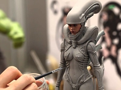 Making of Hot Toys AVP Alien Girl---By Joseph Tsang