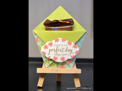 No.302 - Mini Chocolate Pouch - JanB UK Stampin' Up! Demonstrator Independent