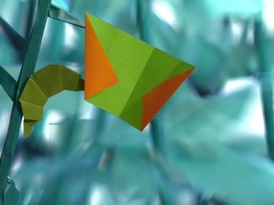 ORIGAMI BUTTERFLY [ORIGAMI STOP MOTION ANIMATION]