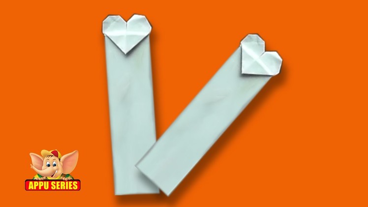 Origami - Learn to make a Heart Bookmark