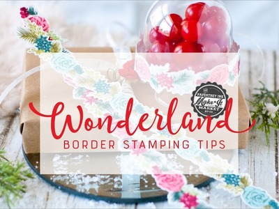 Papertrey Ink Make it Market Wonderland Holiday Kit: Floral Border Stamping