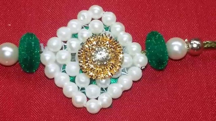 Pearl Design for Rakhi