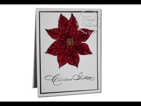 Poinsettia WOW Christmas Card with Stampin Up Joyful Christmas