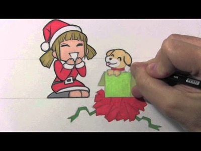 Pop-Up Christmas Card [Time Lapse Version]