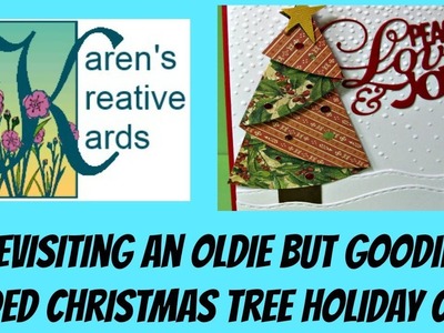 Revisiting an Oldie But Goodie: Folded Christmas Tree Holiday Card