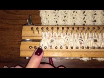 Star Stitch Double-Knit Loom Technique