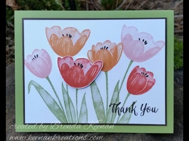 Tranquil Tulips card by Stampin' Up!