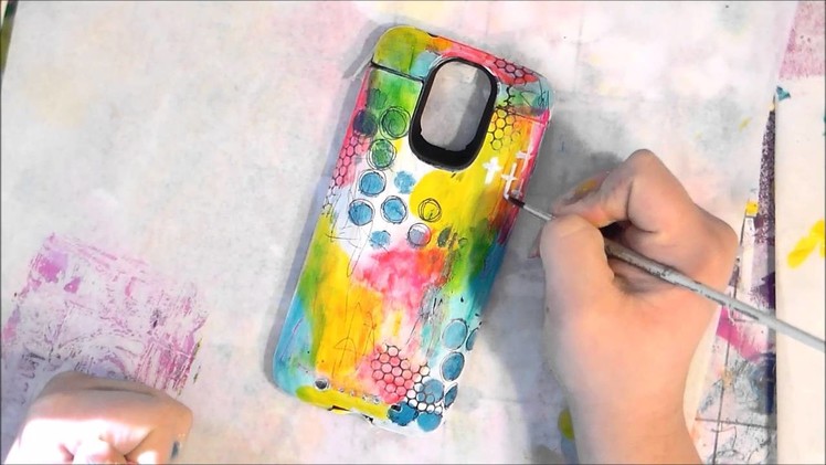 Tutorial on painting your cell phone case