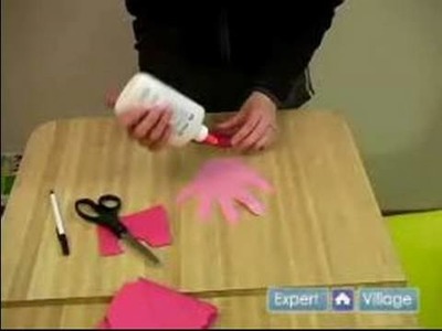 Valentines Day Crafts for Kids : Making Heart & Hand Valentine's Day Cards for Kids
