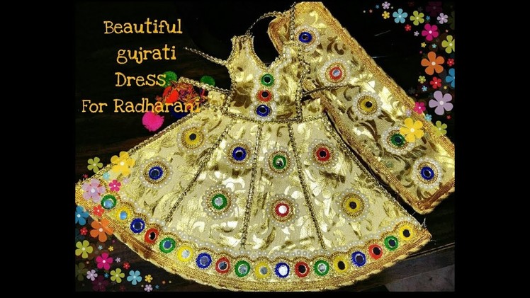 Very beautiful gujrati dress for Radharani Ji.matarani dress