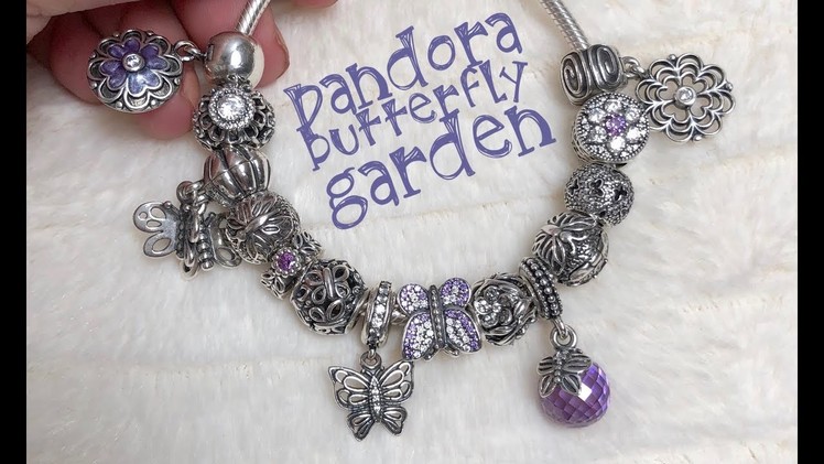 What's on my Pandora bracelet (Butterfly Garden) ????????????