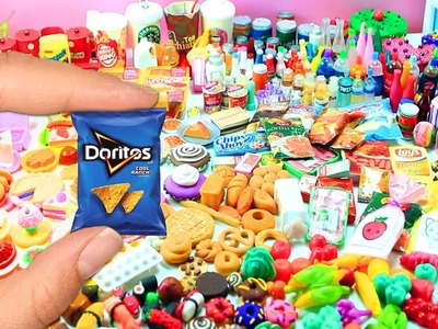 1,000 Handmade DIY Miniatures Doll Foods - Soda, Cakes, Pizza, Pies, Sushi, Candies, etc.