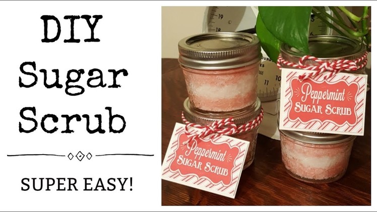 3 Ingredient DIY Sugar Scrub - SUPER EASY!