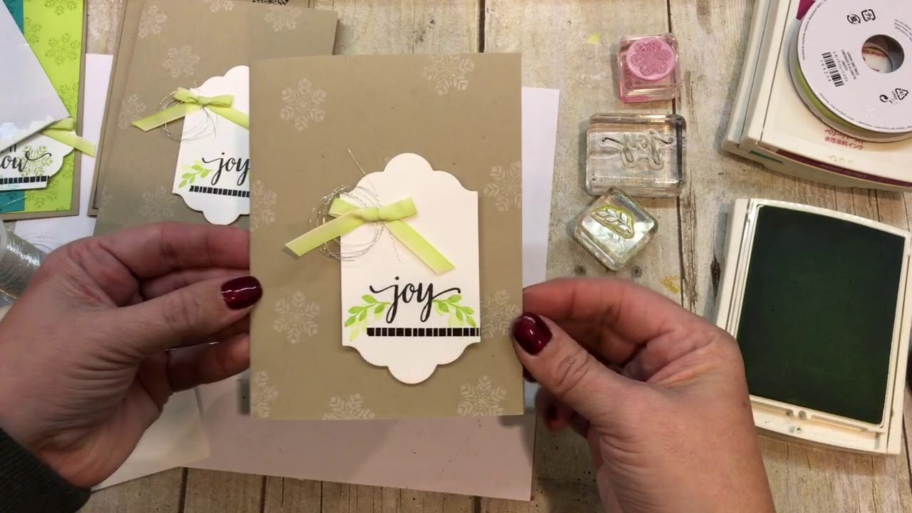 3 Simple Christmas Cards with FUN colors: November Paper Pumpkin Alternatives