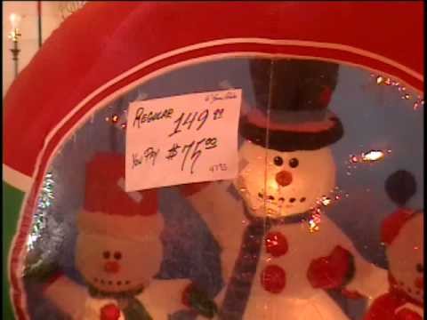 #4793 6FT DOUBLE SNOW GLOBE $59
