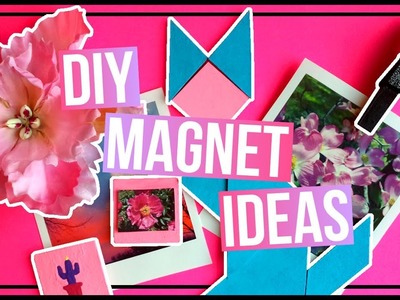 5 DIY Magnet Ideas | DIY Locker Magnet Ideas, Flower Magnets, Tangram Magnets, & Clothespin Magnets