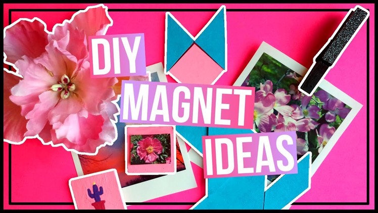 5 DIY Magnet Ideas | DIY Locker Magnet Ideas, Flower Magnets, Tangram Magnets, & Clothespin Magnets