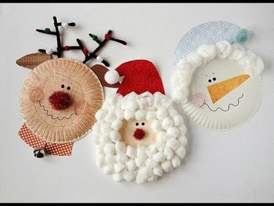 60 christmas decorations using paper plates-christmas craft - paper plate angel - paper plate craft