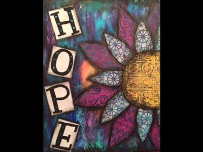 Art Journal Tutorial " HOPE"