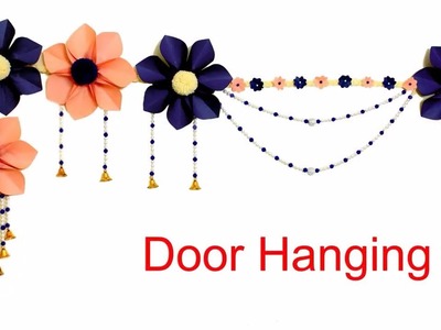 Beautiful Handmade Door Hanging Using Paper on Budget|| DIY Wall Hanging|| Toran making Ideas