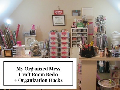Before & After Craft Room Tour + Organization Hacks