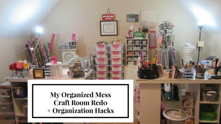 Before & After Craft Room Tour + Organization Hacks