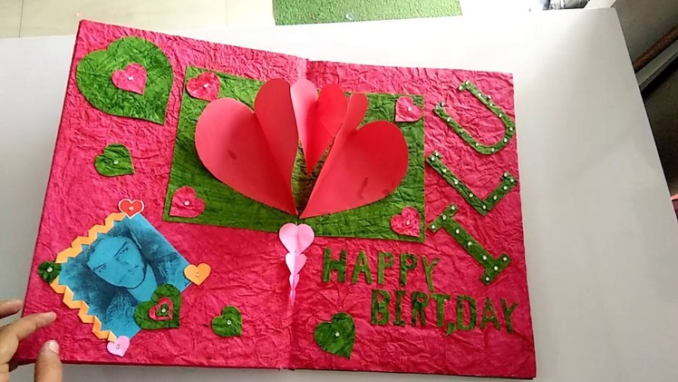 Birthday greeting card craft